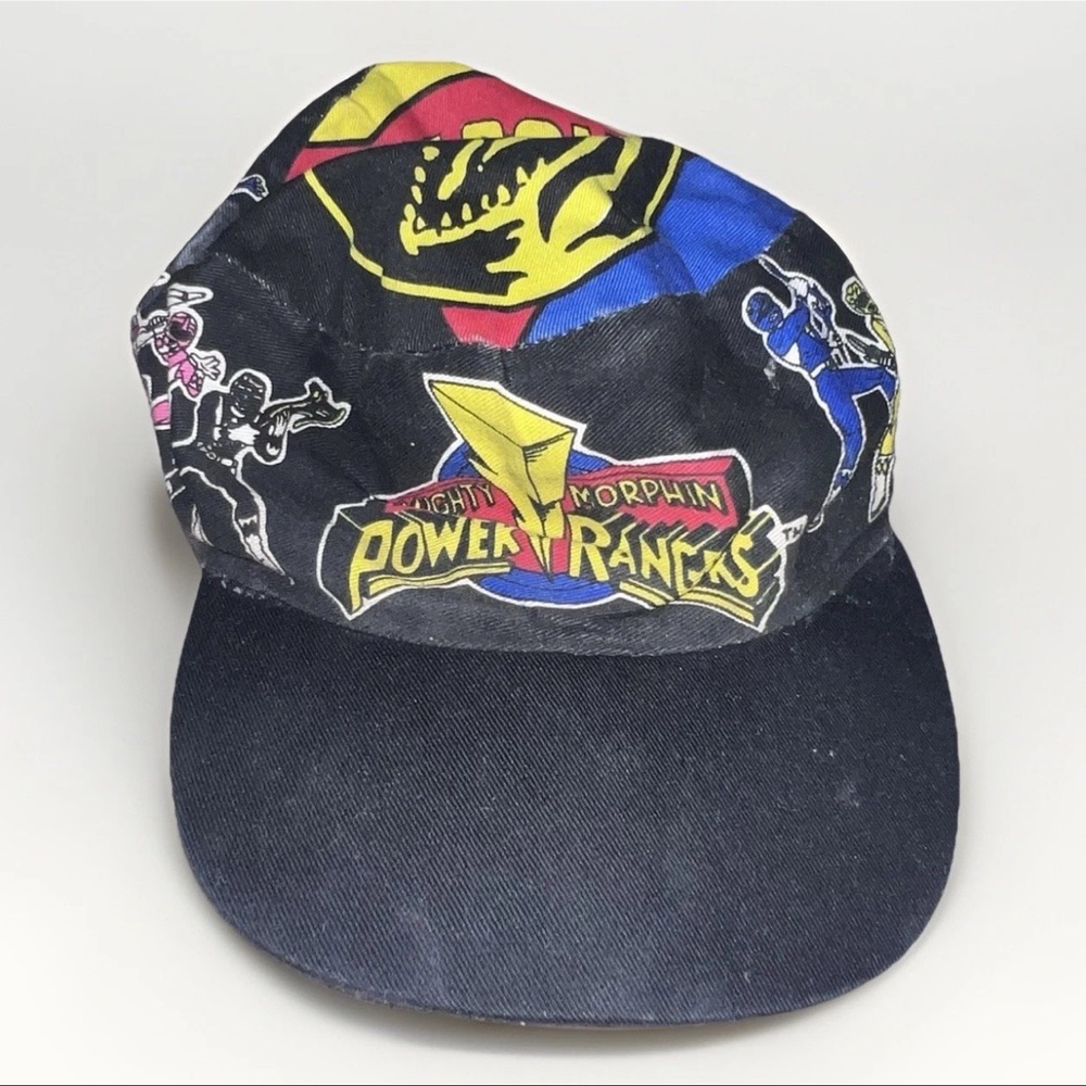 Vintage Saban Mighty Morphin Power Rangers Jason Kids Hat Sz 4-7X 1995 DINO FURY